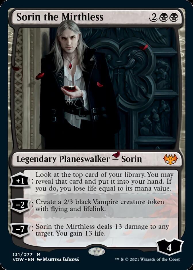 Sorin the Mirthless [Innistrad: Crimson Vow] Foil