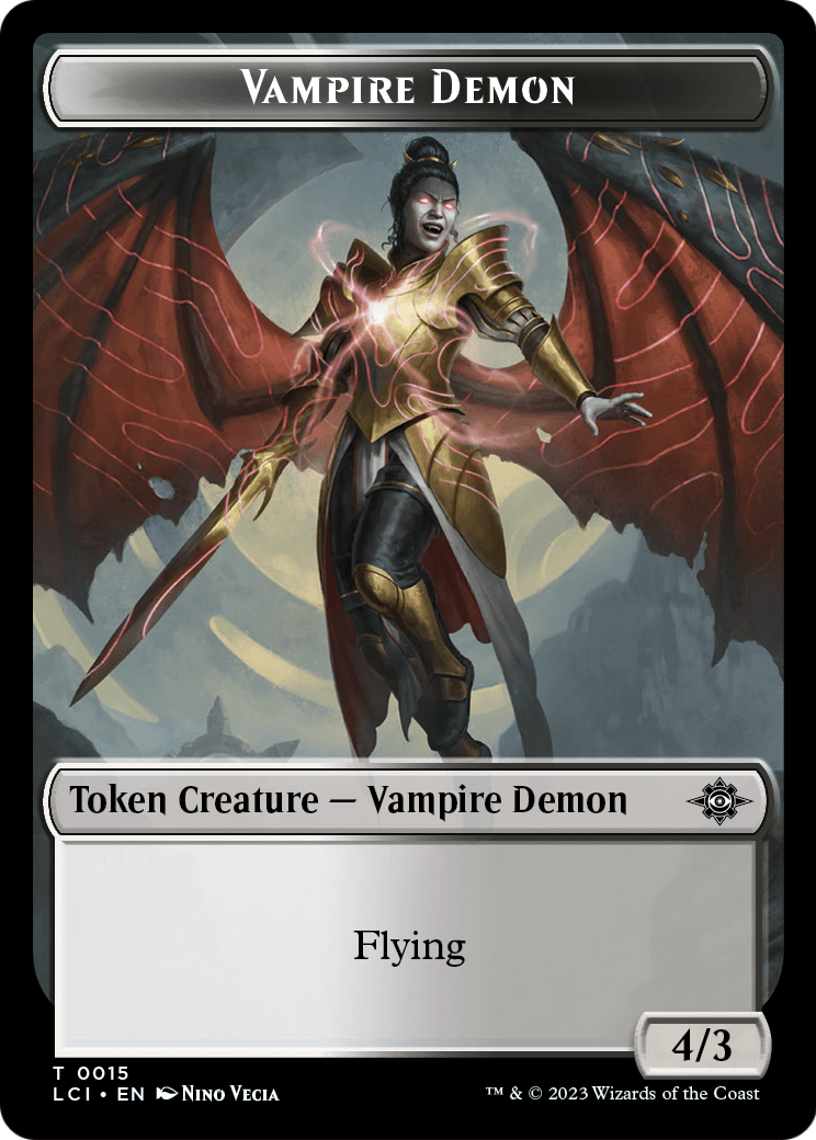 Vampire Demon  [The Lost Caverns of Ixalan Tokens]