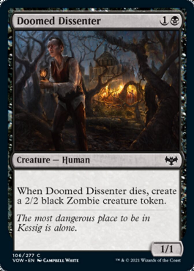 Doomed Dissenter [Innistrad: Crimson Vow] Foil