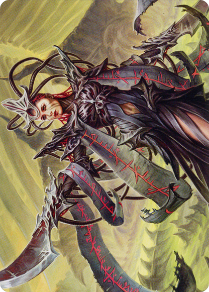 Testament Bearer // Testament Bearer  [Phyrexia: All Will Be One Art Series] (Borderless)