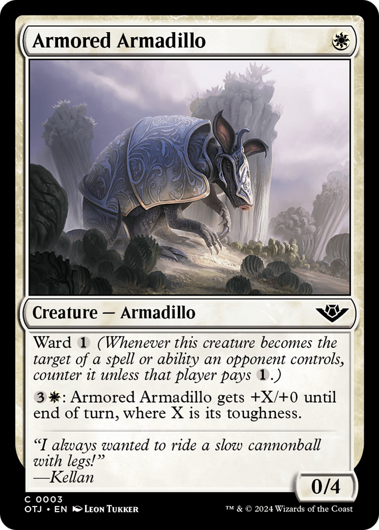 Armored Armadillo [Outlaws of Thunder Junction] Foil