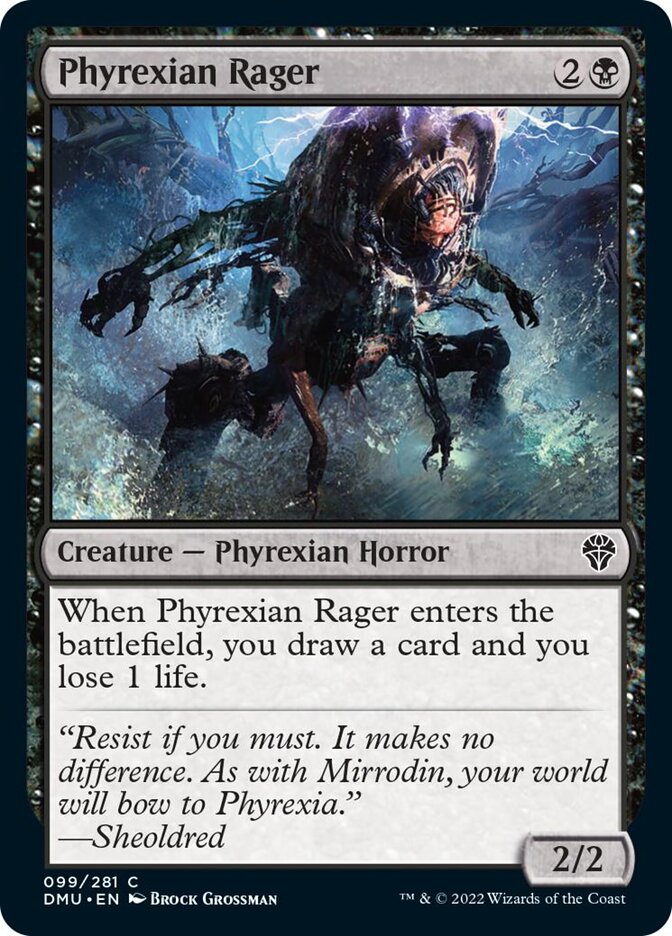 Phyrexian Rager [Dominaria United] Foil
