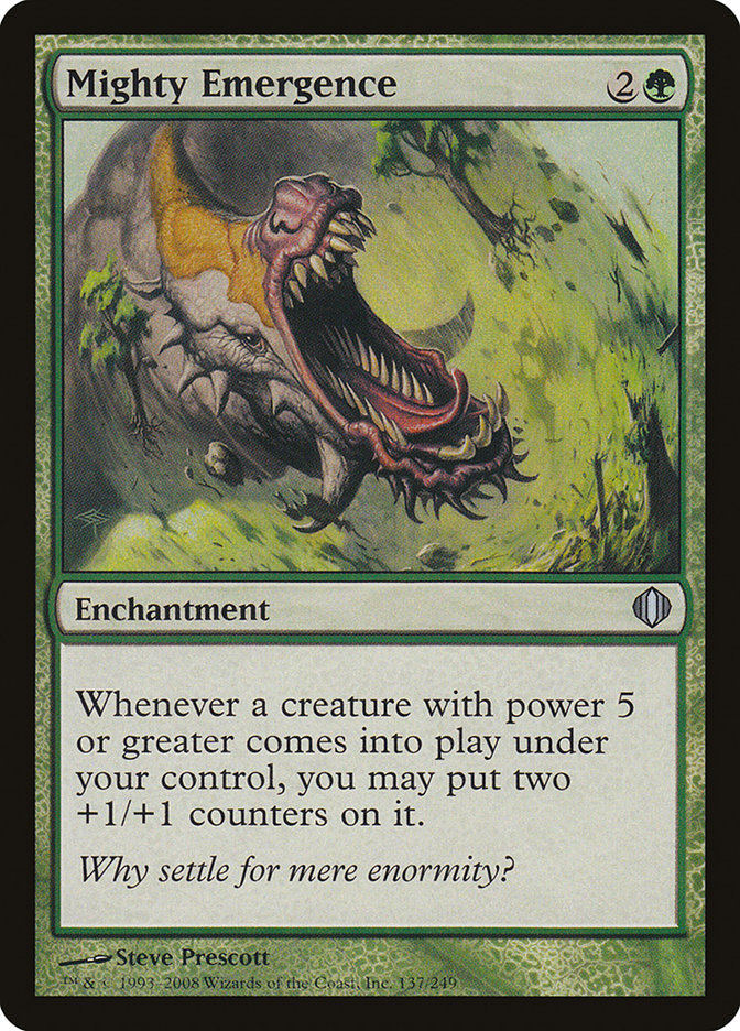 Mighty Emergence [Shards of Alara] Foil
