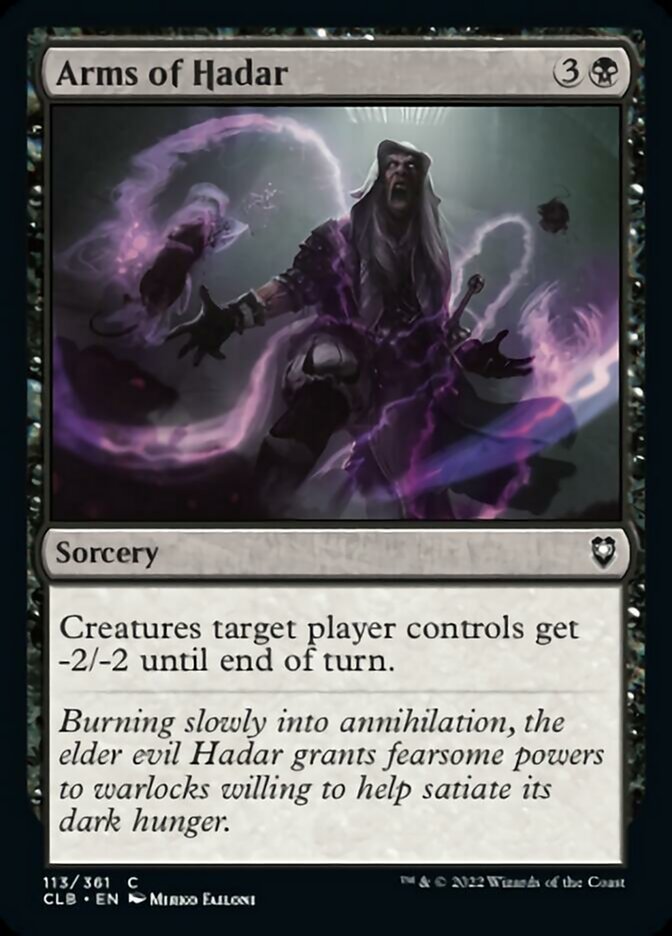 Arms of Hadar [Commander Legends: Battle for Baldur's Gate] Foil