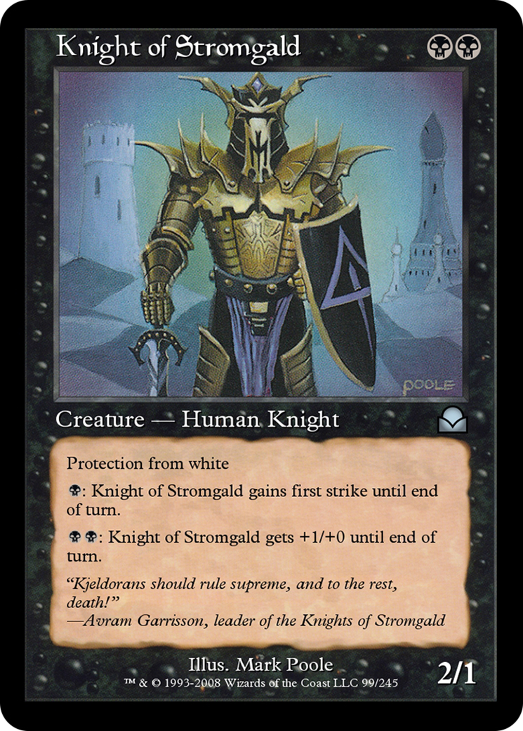 Knight of Stromgald  [Masters Edition II] Foil