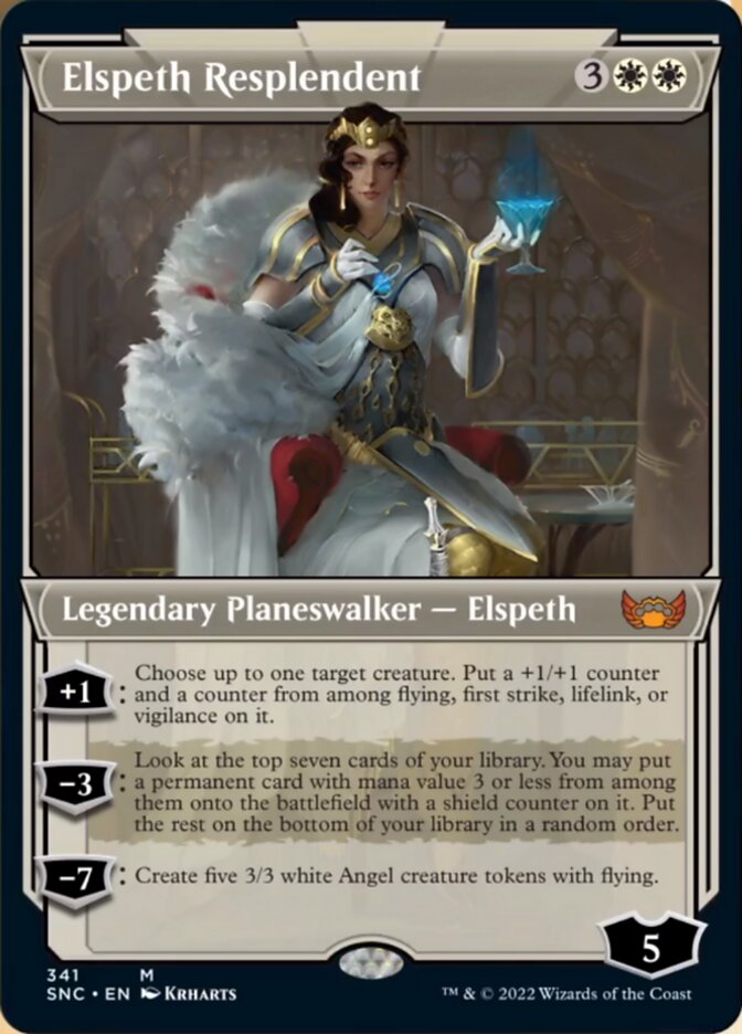 Elspeth Resplendent (Showcase Art Deco) [Streets of New Capenna] Foil