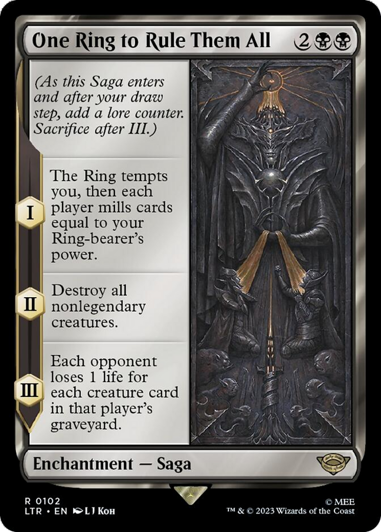 One Ring to Rule Them All [The Lord of the Rings: Tales of Middle-Earth] Foil