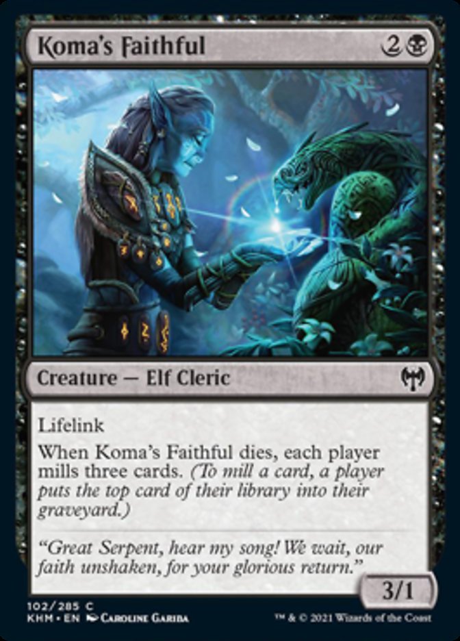 Koma's Faithful [Kaldheim] Foil