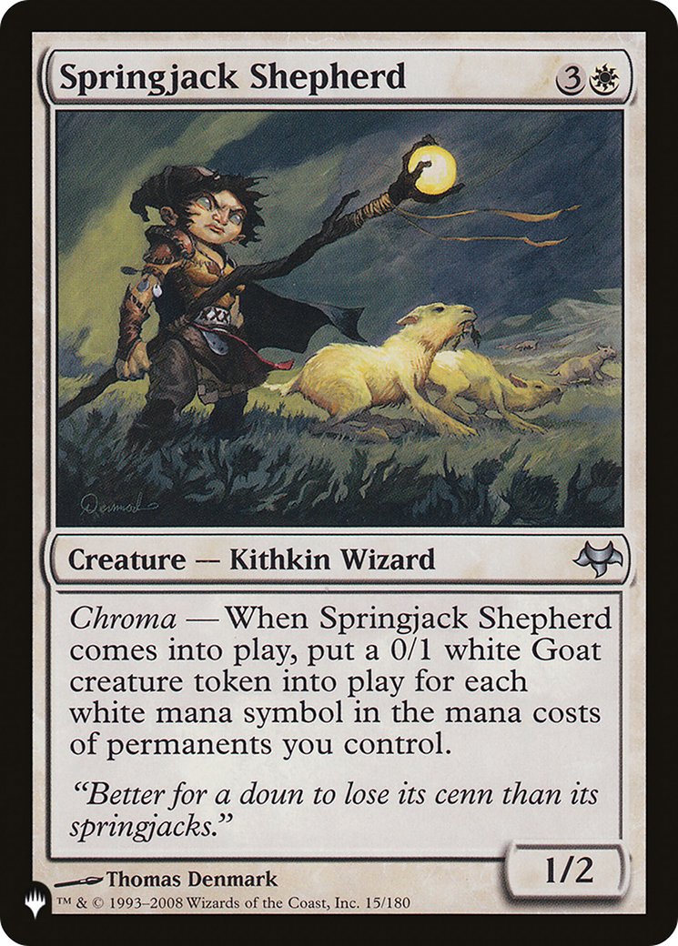 Springjack Shepherd  [The List] Foil