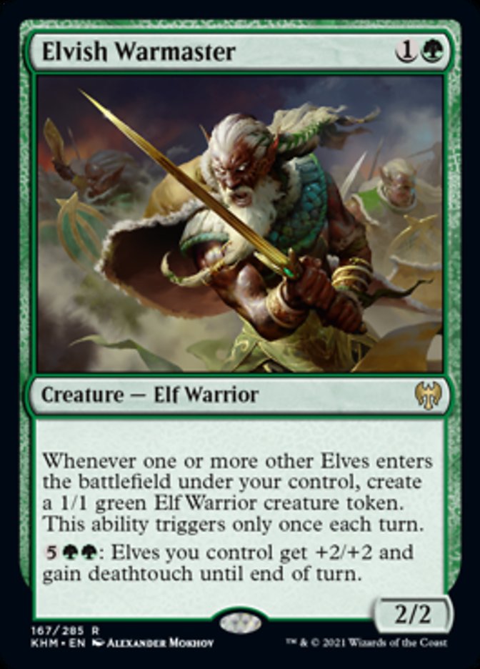 Elvish Warmaster [Kaldheim] Foil