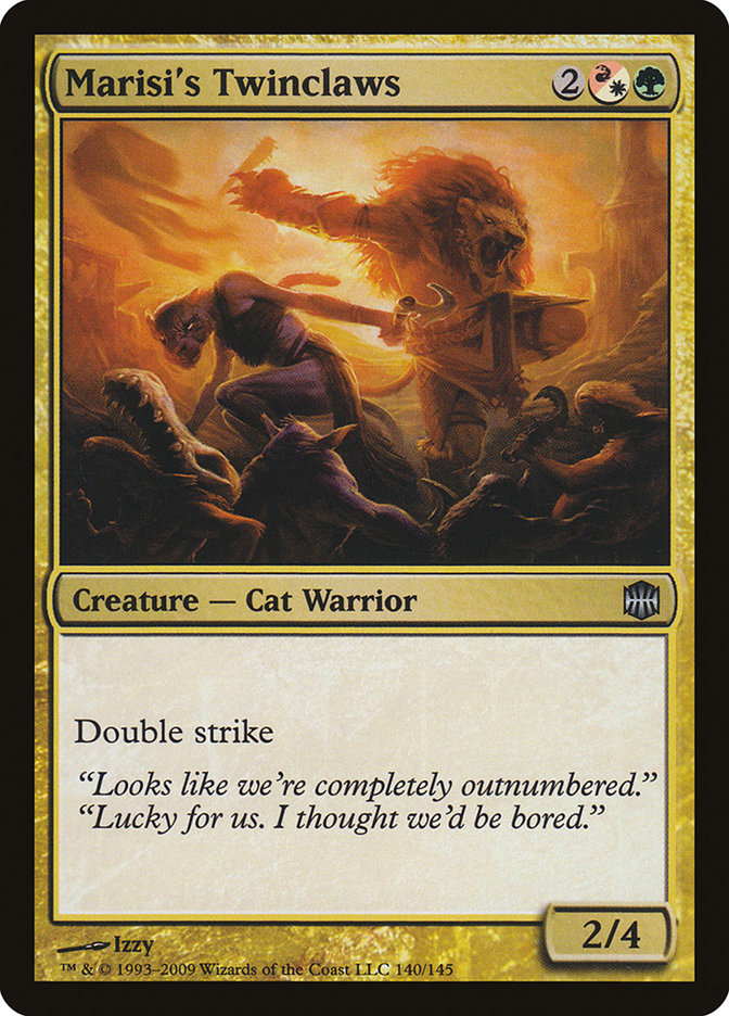Marisi's Twinclaws [Alara Reborn] Foil