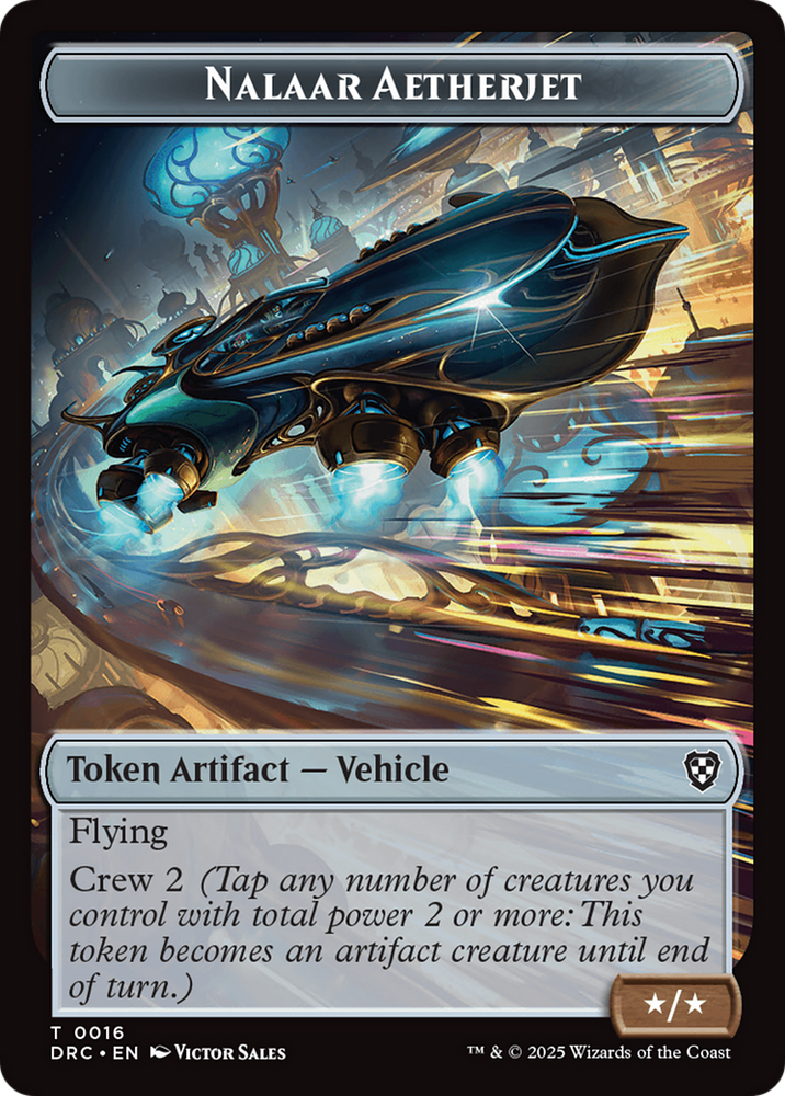 Construct // Nalaar Aetherjet Double-Sided Token [Aetherdrift Tokens]