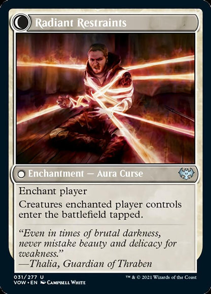 Radiant Grace // Radiant Restraints [Innistrad: Crimson Vow] Foil