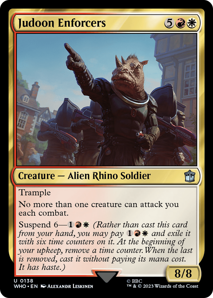 Judoon Enforcers [Doctor Who] Foil