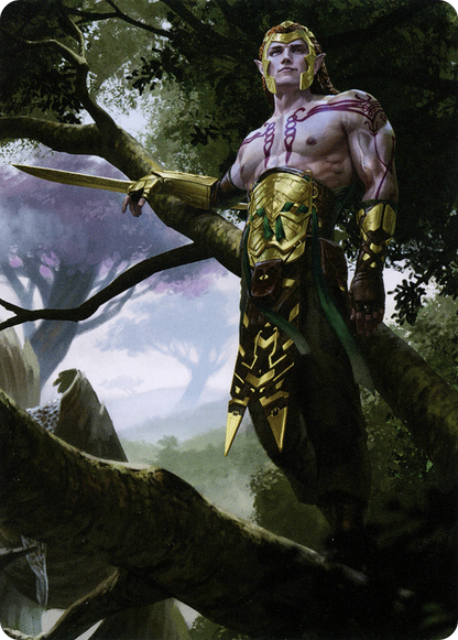 Tyvar Kell // Tyvar Kell  [Art Series: Kaldheim] (Borderless) Foil