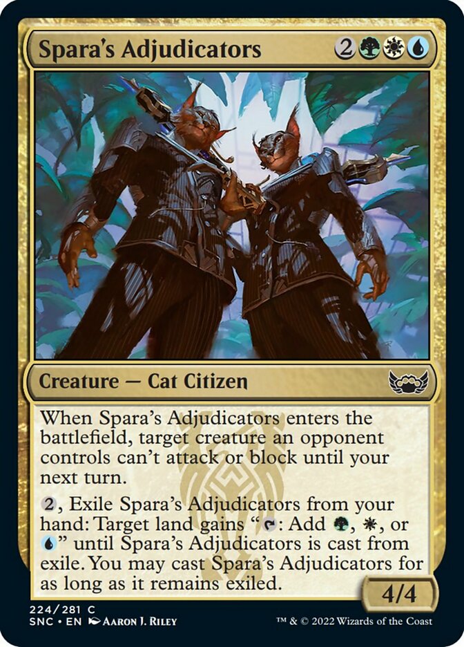 Spara's Adjudicators [Streets of New Capenna] Foil