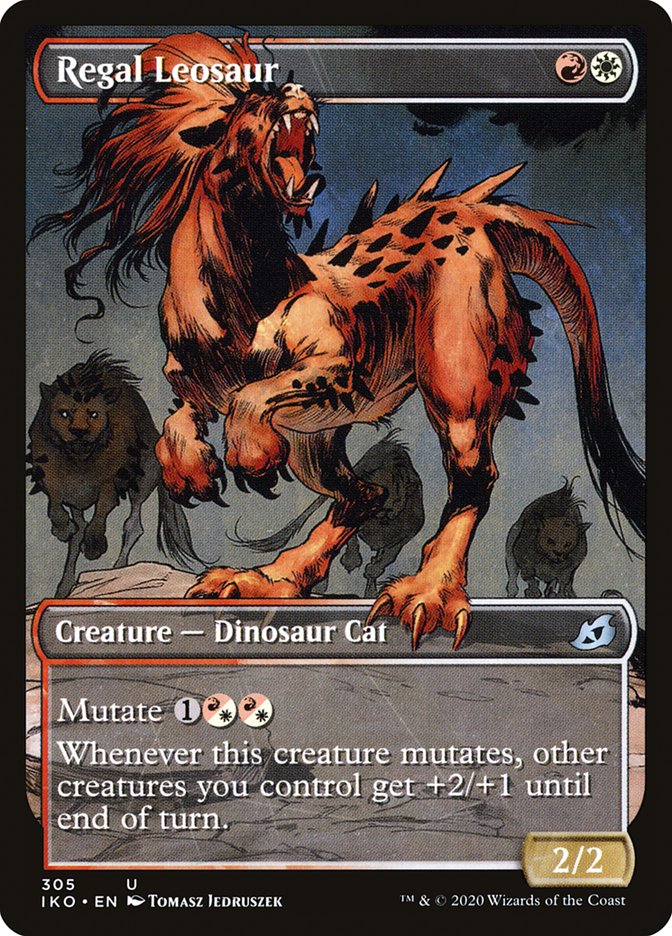 Regal Leosaur (Showcase) [Ikoria: Lair of Behemoths] Foil