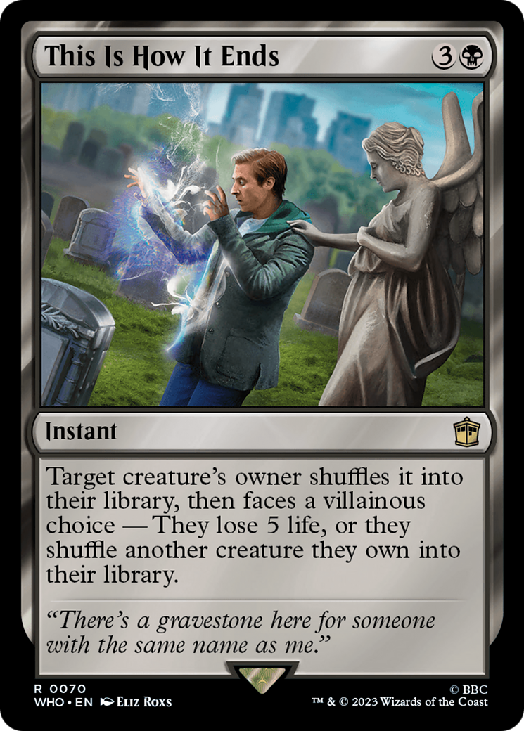 This Is How It Ends [Doctor Who] Foil