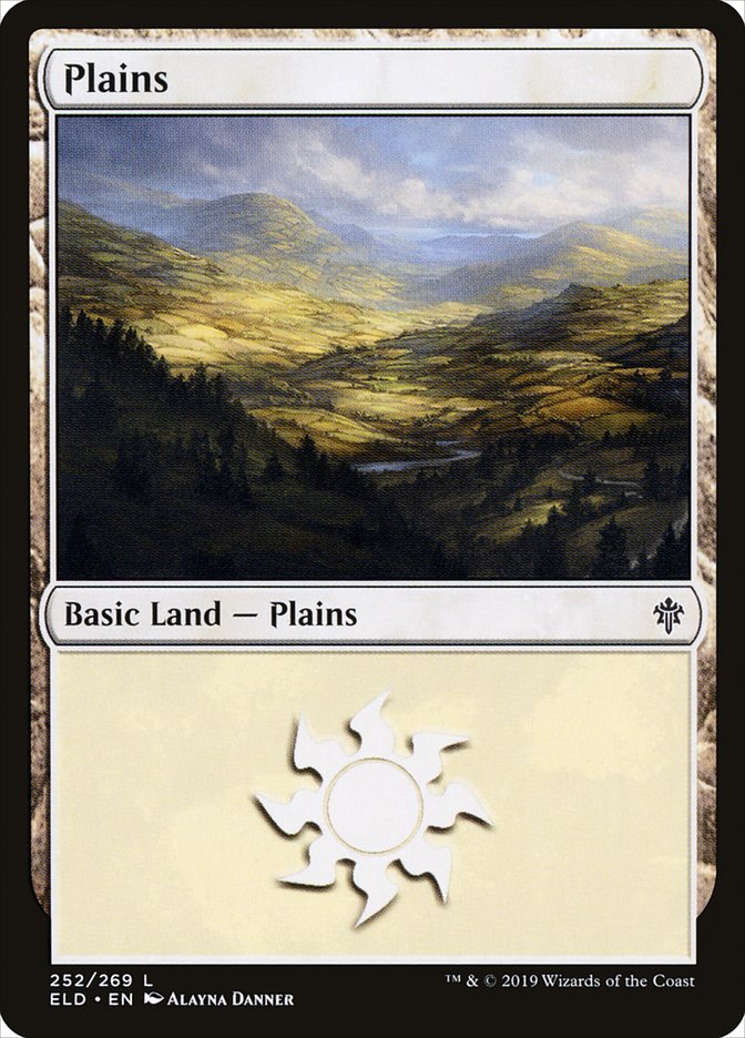 Plains (252) [Throne of Eldraine] Foil