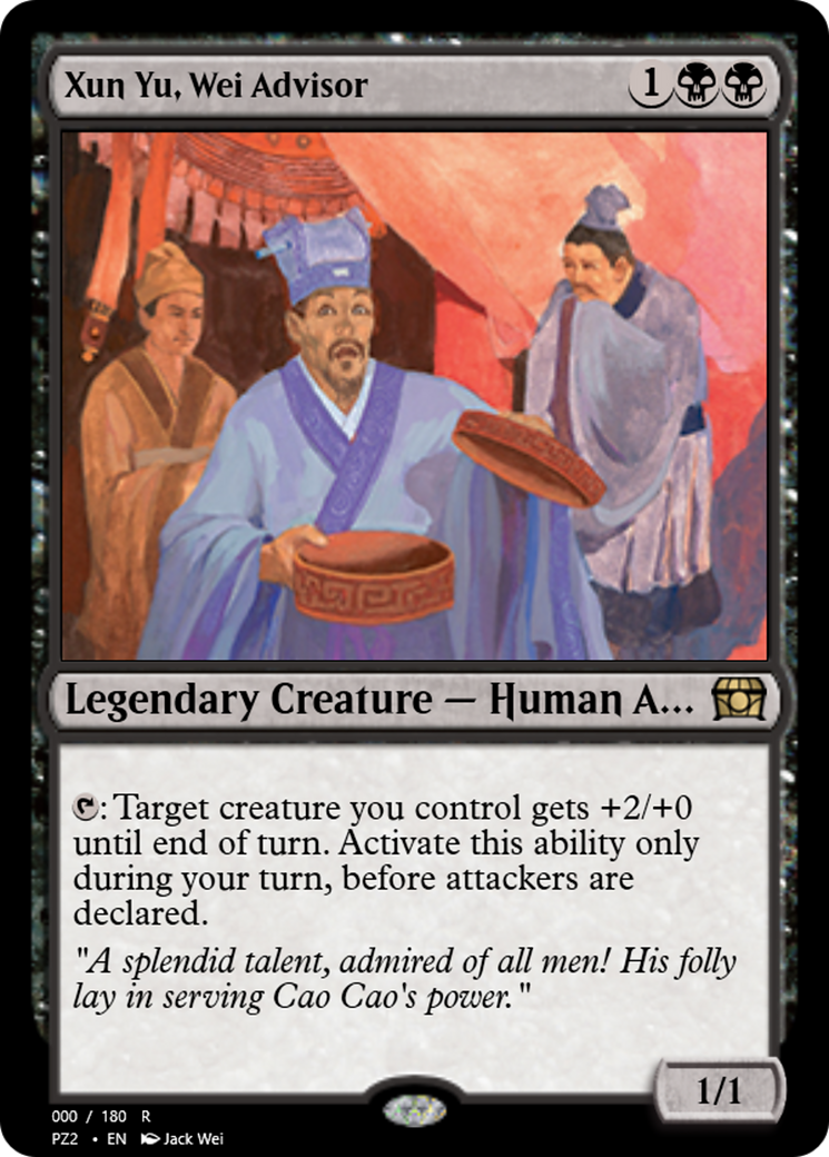 Xun Yu, Wei Advisor  [Treasure Chest] Foil
