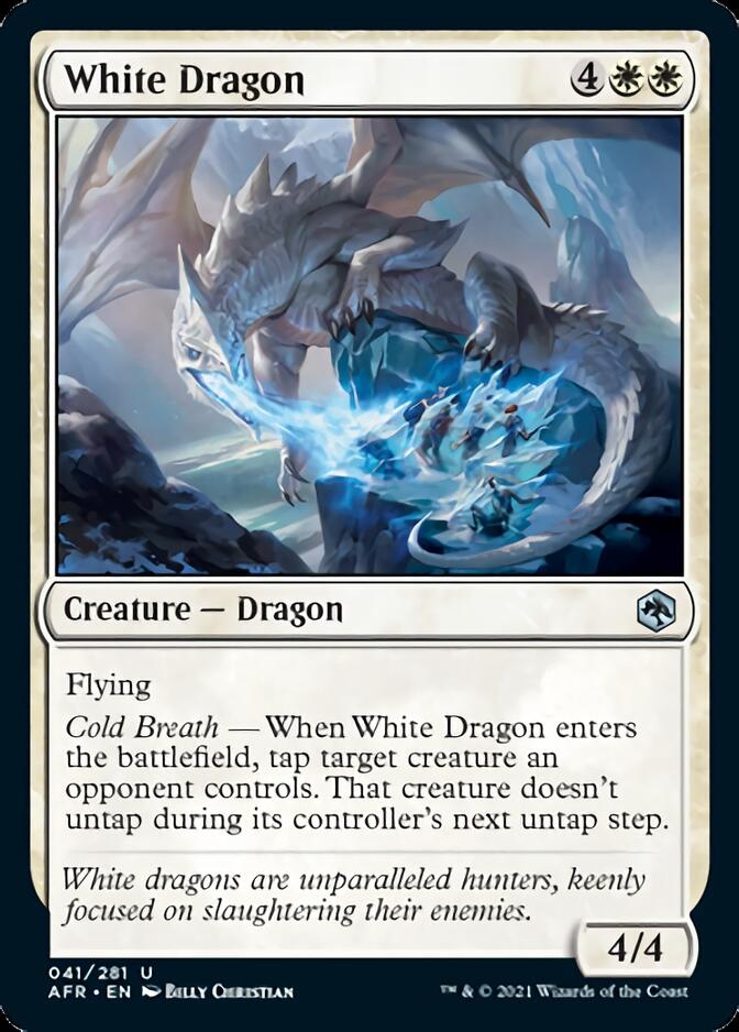 White Dragon [Dungeons & Dragons: Adventures in the Forgotten Realms] Foil