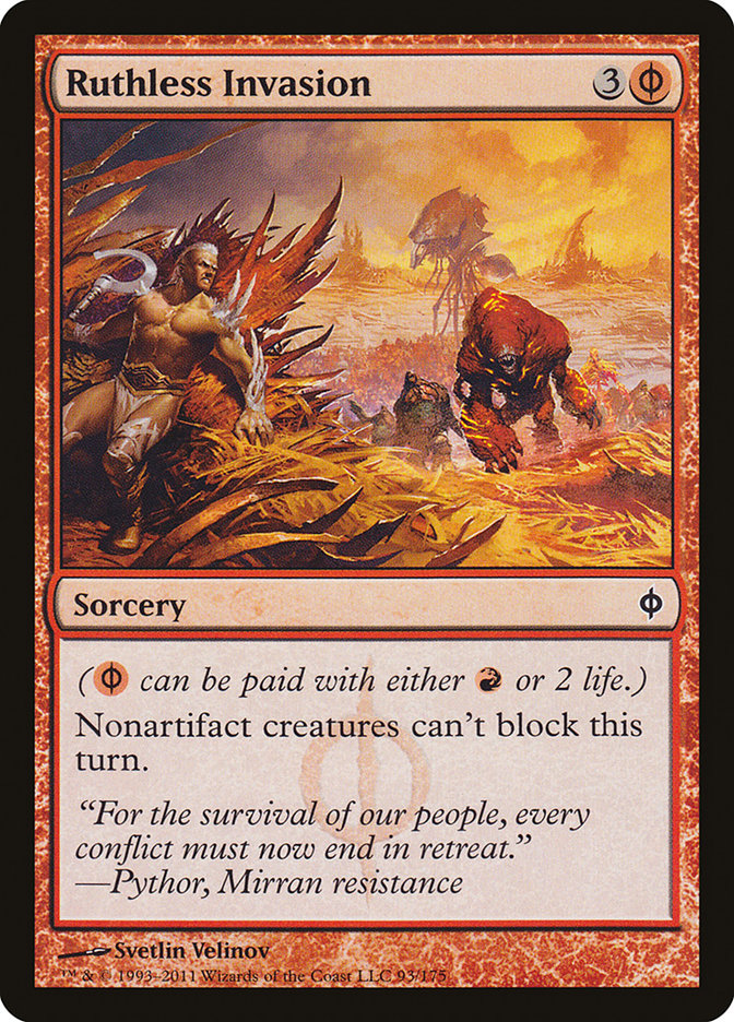 Ruthless Invasion [New Phyrexia] Foil