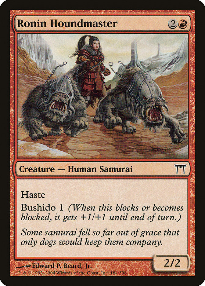 Ronin Houndmaster [Champions of Kamigawa] Foil