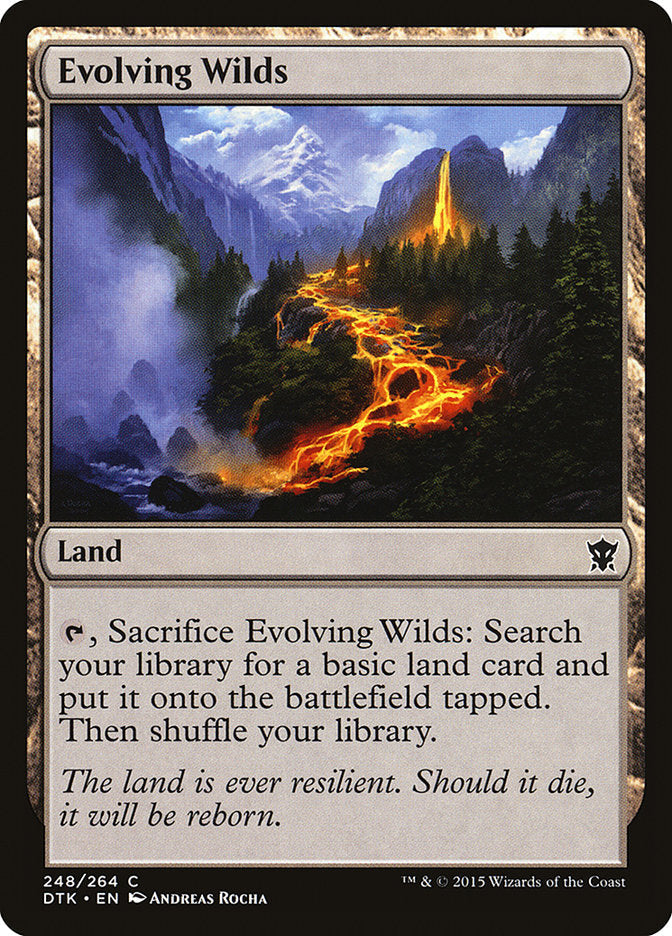 Evolving Wilds [Dragons of Tarkir] Foil