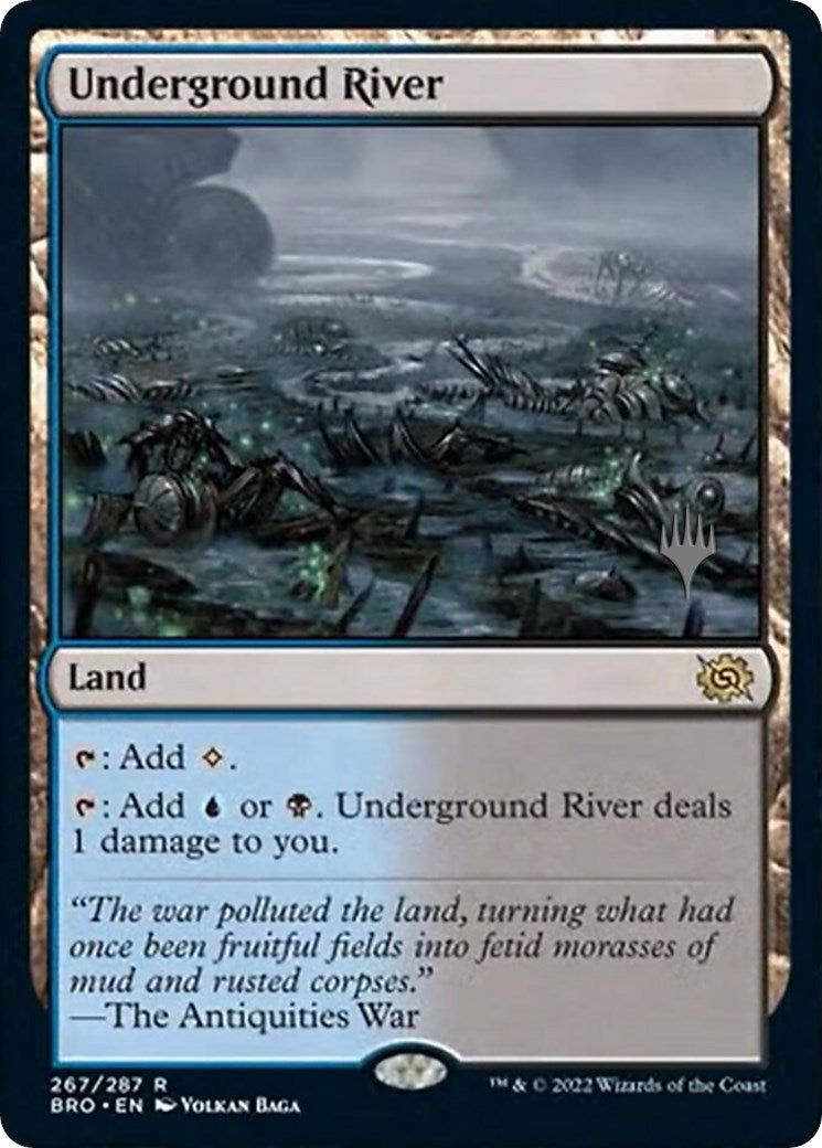Underground River (Promo Pack) [The Brothers' War Promos] Foil