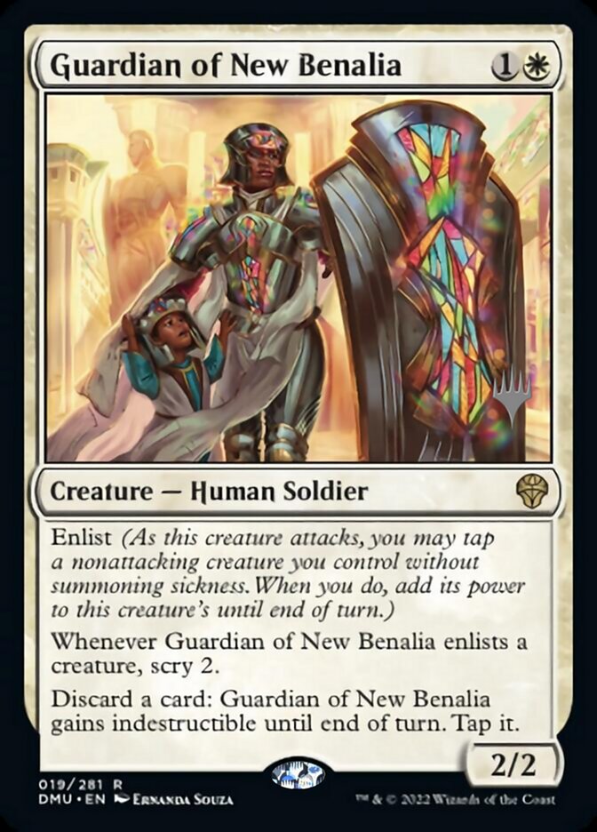 Guardian of New Benalia (Promo Pack) [Dominaria United Promos] Foil