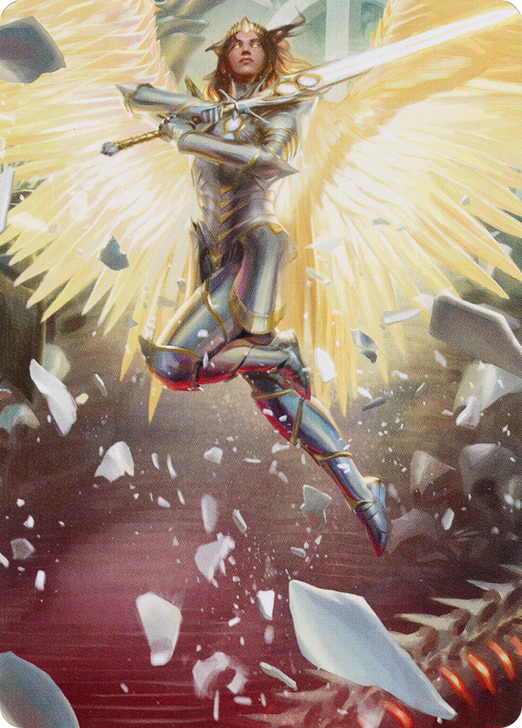 Archangel Elspeth // Archangel Elspeth  [March of the Machine Art Series] (Borderless)