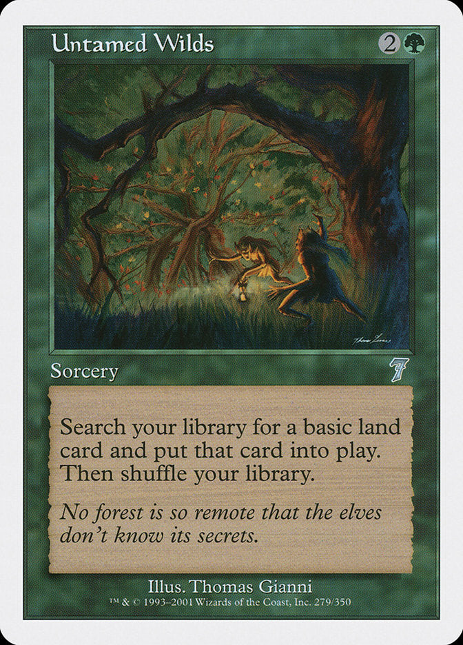 Untamed Wilds [Seventh Edition] Foil