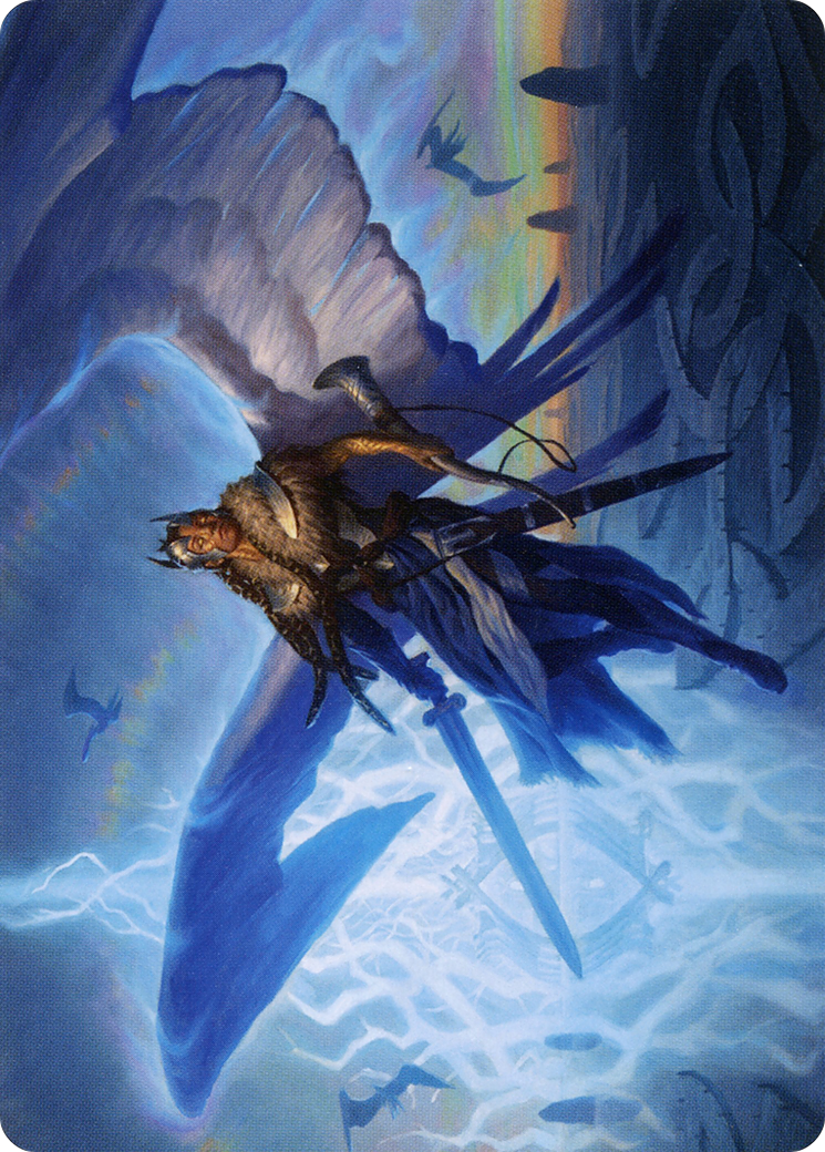 Righteous Valkyrie // Righteous Valkyrie  [Art Series: Kaldheim] (Borderless)