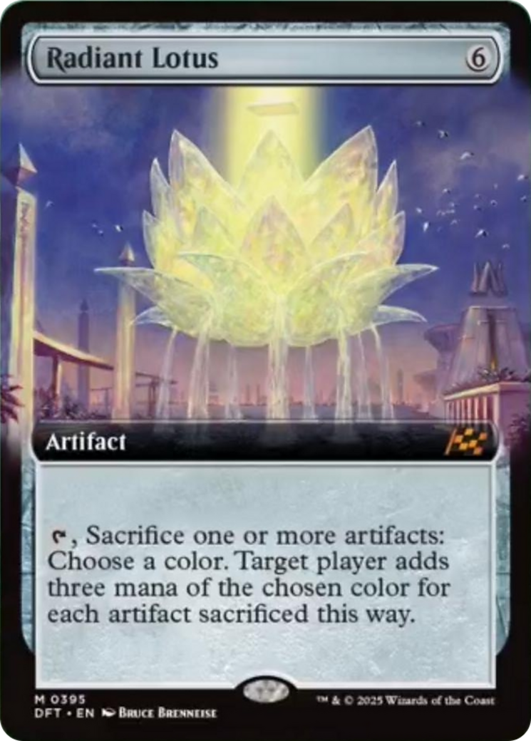 Radiant Lotus (Extended Art) [Aetherdrift] Foil