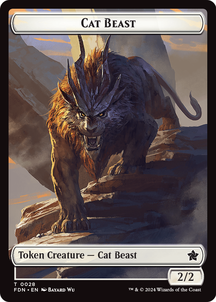 Cat Beast  [Foundations Tokens]