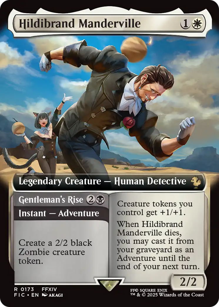 Hildibrand Manderville // Gentleman's Rise (Extended Art) [FINAL FANTASY Commander] Foil