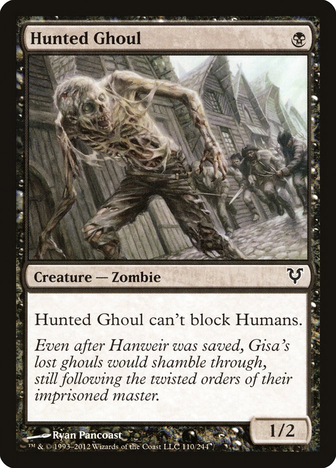 Hunted Ghoul [Avacyn Restored] Foil