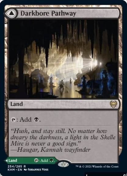 Darkbore Pathway // Slitherbore Pathway [Kaldheim] Foil