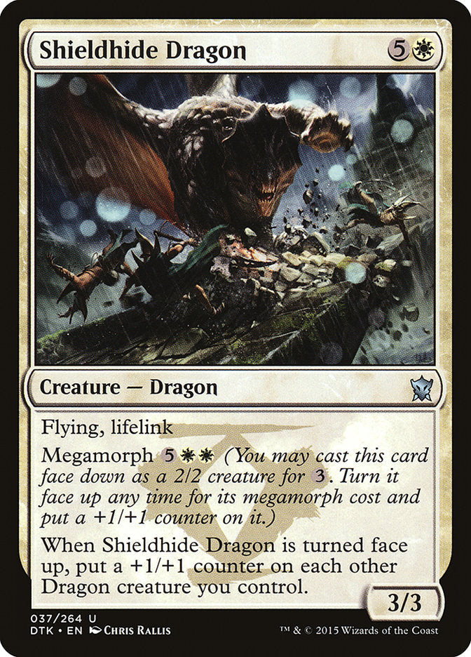Shieldhide Dragon [Dragons of Tarkir] Foil
