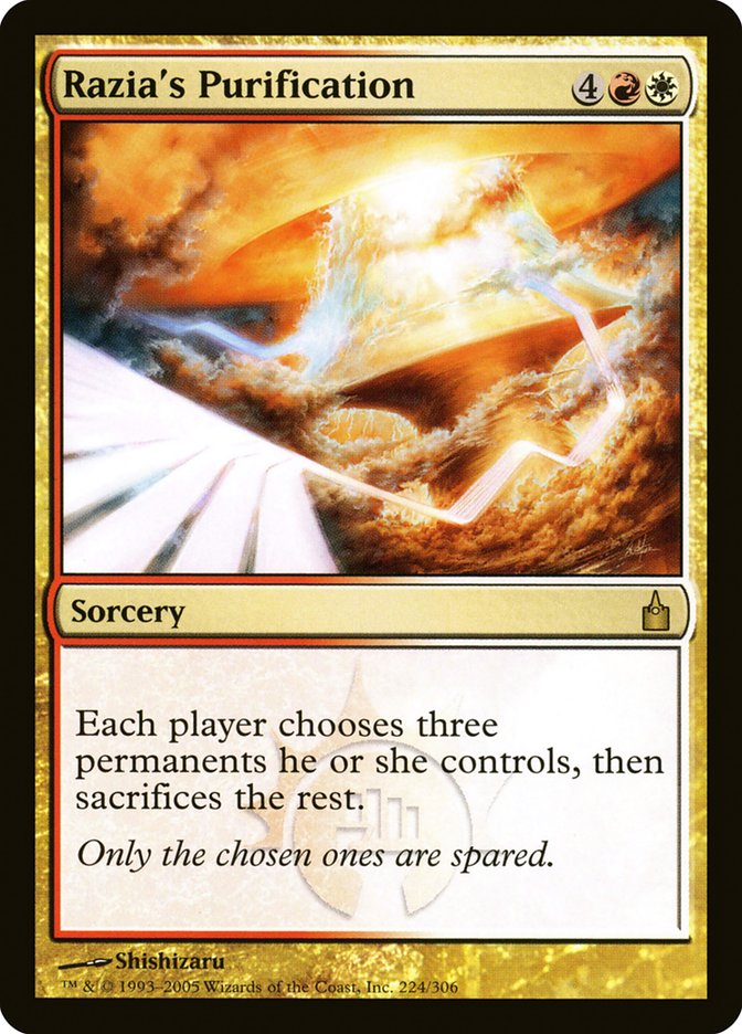 Razia's Purification [Ravnica: City of Guilds] Foil