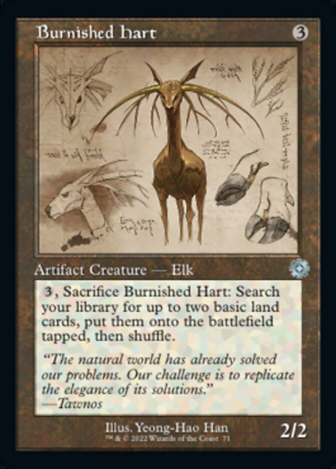 Burnished Hart (Retro Schematic) [The Brothers' War Retro Artifacts] Foil