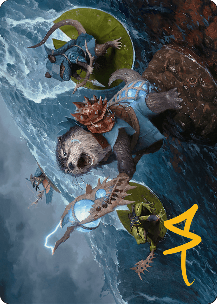 Valley Floodcaller // Valley Floodcaller  [Bloomburrow Art Series] (Borderless)