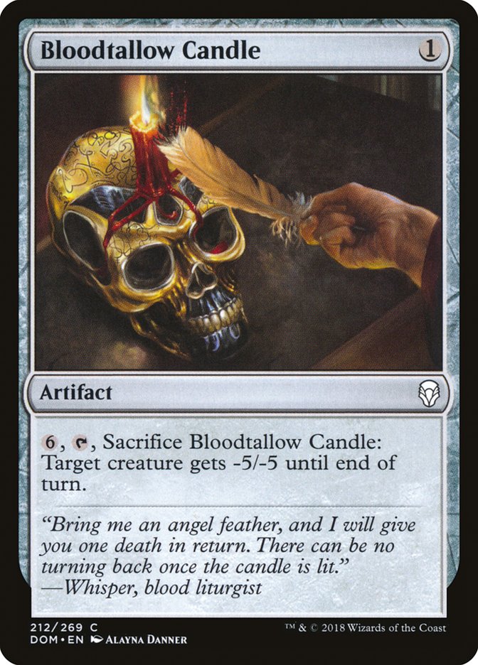 Bloodtallow Candle [Dominaria] Foil