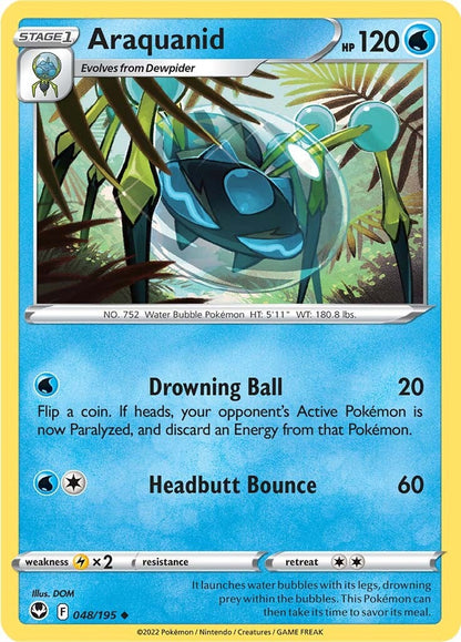 Araquanid (048/195) [Sword & Shield: Silver Tempest] Reverse Holofoil