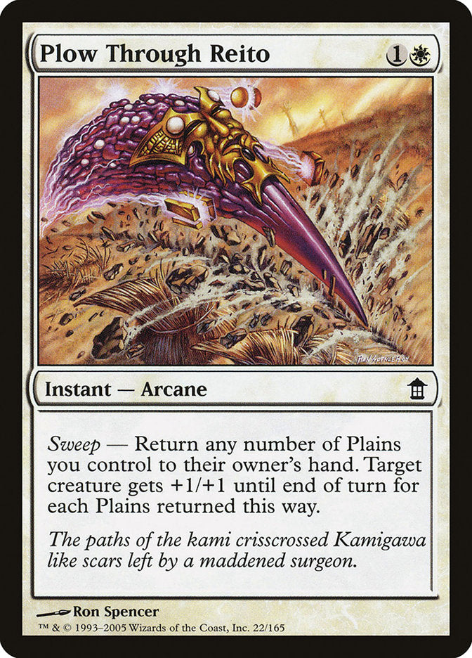Plow Through Reito [Saviors of Kamigawa] Foil