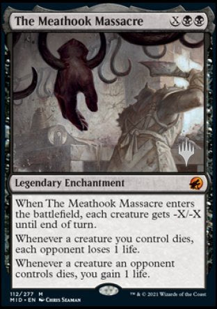 The Meathook Massacre (Promo Pack) [Innistrad: Midnight Hunt Promos] Foil
