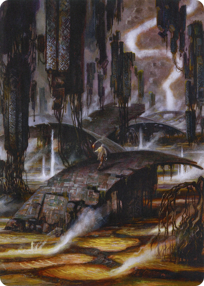 Grimclimb Pathway // Grimclimb Pathway  [Zendikar Rising Art Series] (Borderless)
