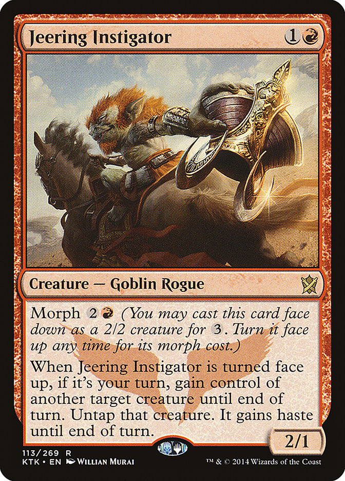 Jeering Instigator [Khans of Tarkir] Foil