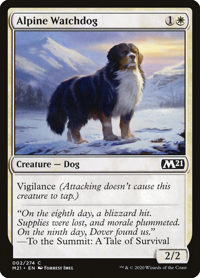 Alpine Watchdog [Core Set 2021] Foil