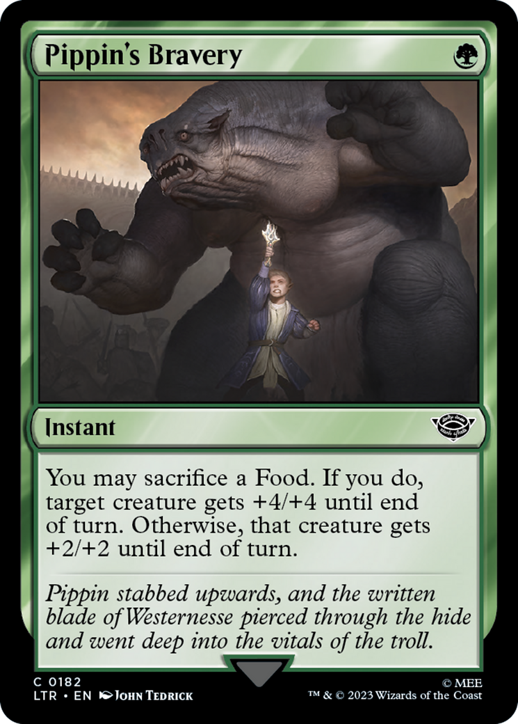 Pippin's Bravery [The Lord of the Rings: Tales of Middle-Earth] Foil